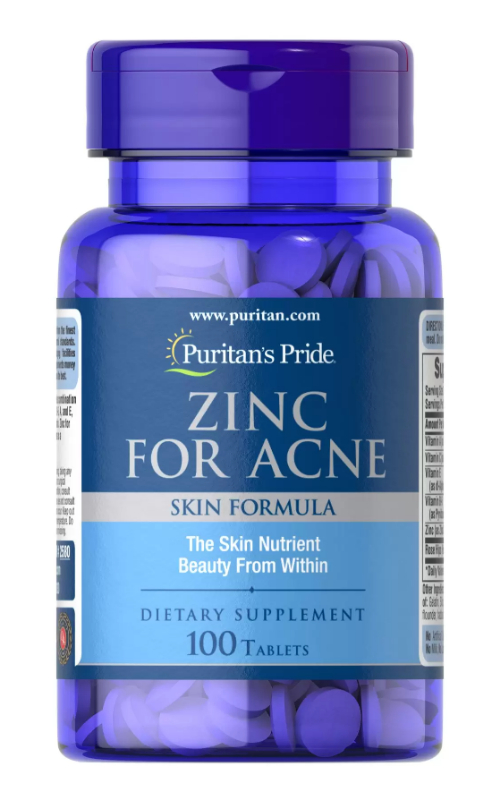 Zinc for Acne by 100 Tablets
